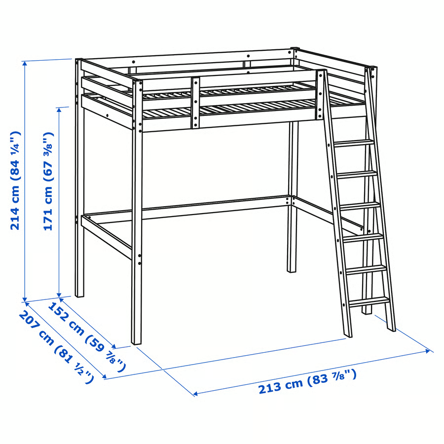 Poschodova posteľ Stora IKEA - 2