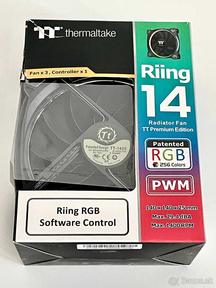 Ventilátor Ring Trio 14 LED RGB Plus TT Premium - 2