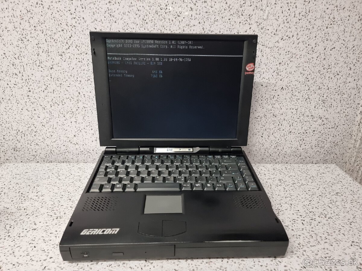 Model 862 GERICOM 》Retro HW 》starý laptop/notebook - 2