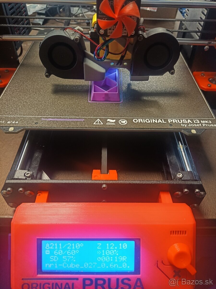 Predám 3D tlačiareň PRUŠA MK3S+ - 2