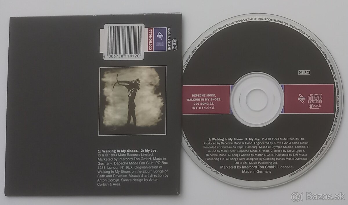 Depeche Mode Germany CD Walking In My Shoes - 2