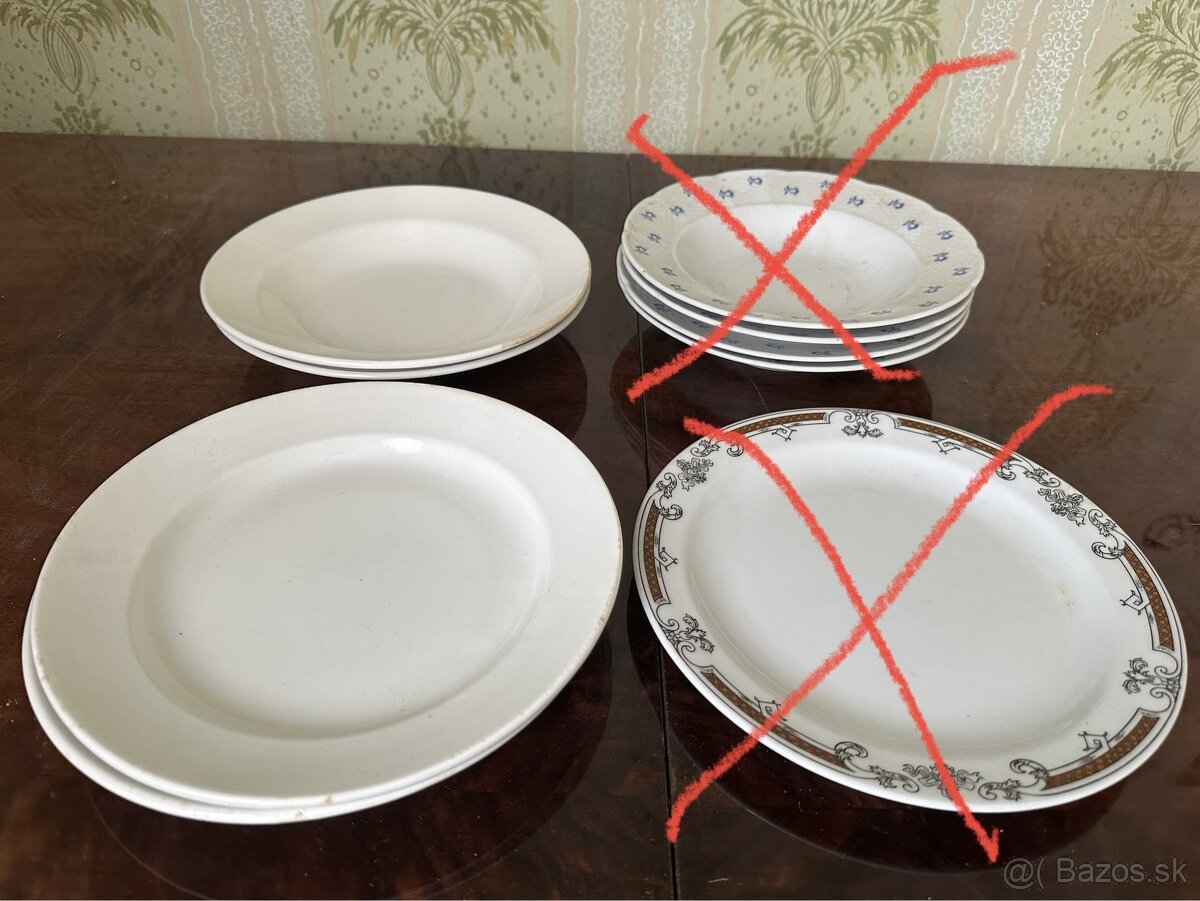 retro poháre, hrnčeky, taniere, kúpeľné poháre a iné - 2