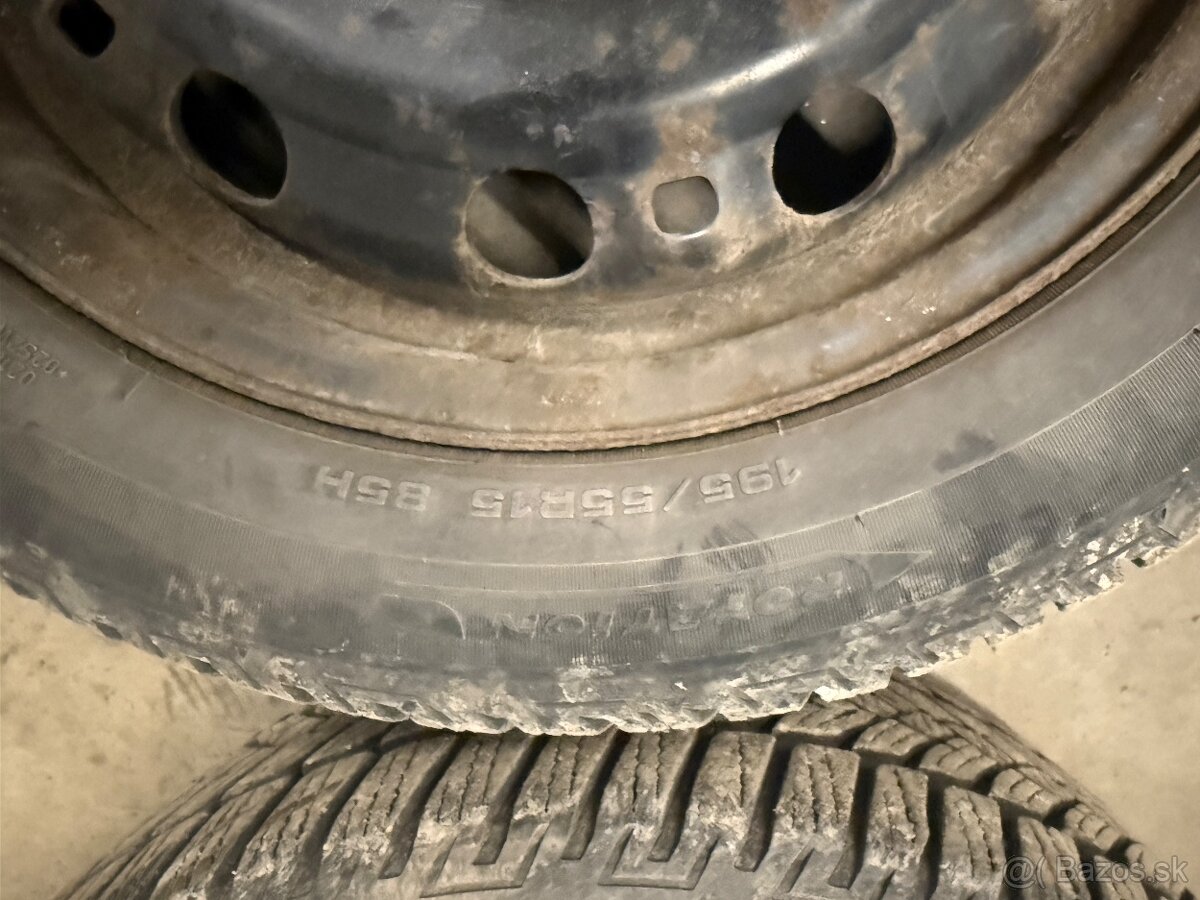 195/55r15 5x100 zimne - 2
