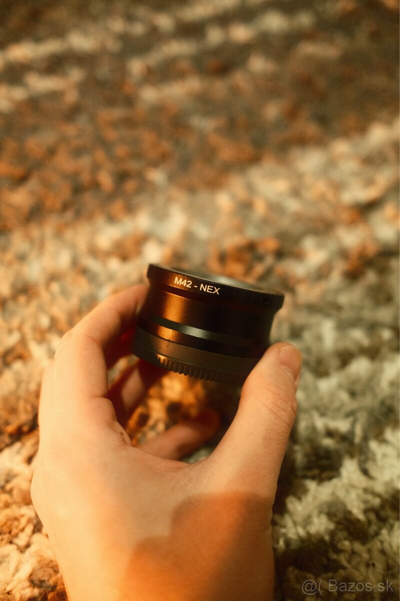 Redukcia m42 na Sony e - 2