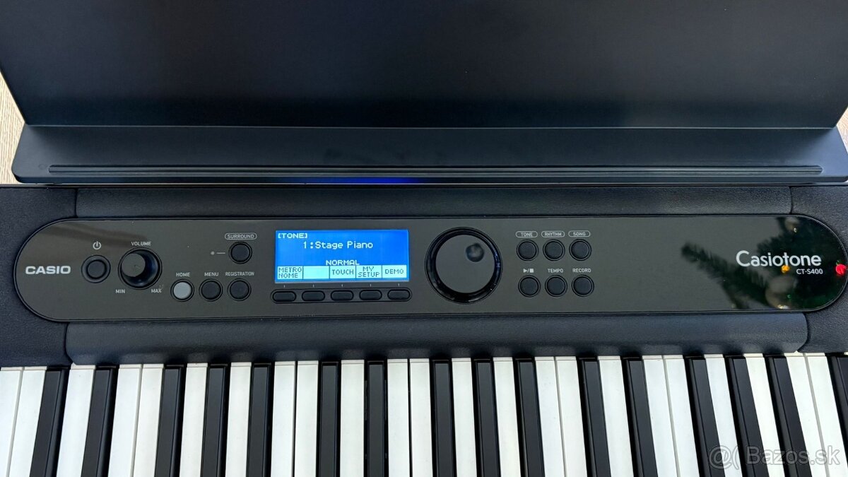 Casio CT-S400 Keyboard s dynamikou - 2