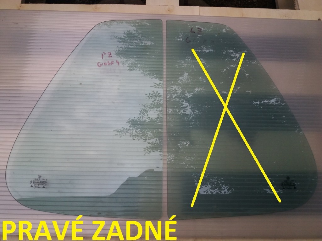 Sklá dverové - VW Golf4 (5-dverový) - 2