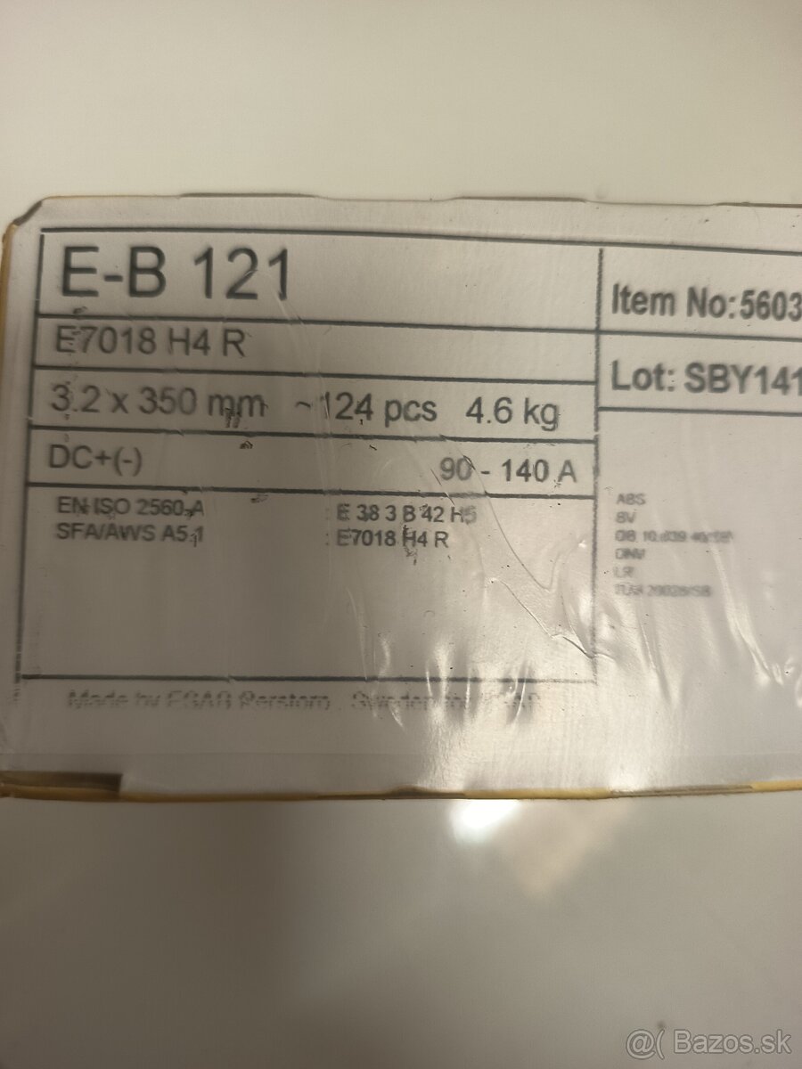 Zváracie elektródy - 2