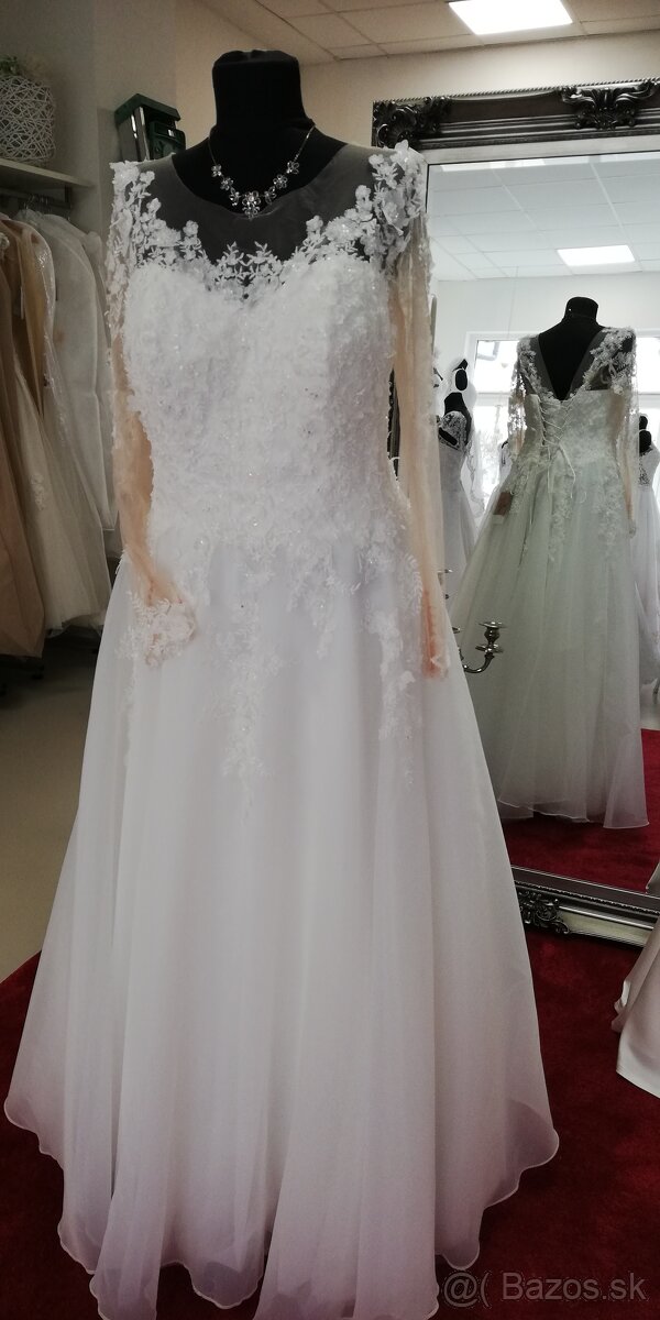 Svadobne šaty veľ. 42-44 - 2