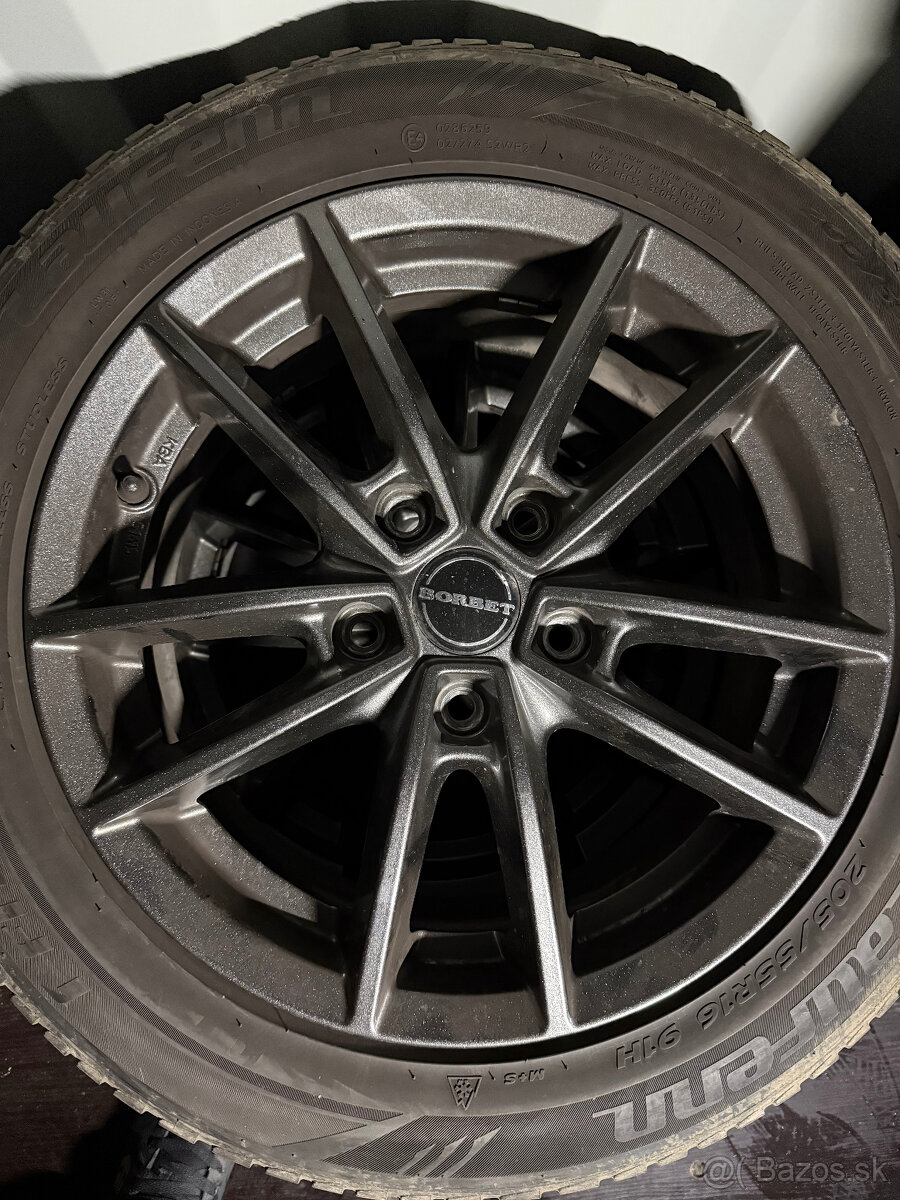 Disky s pneumatikami - Borbet R16 - 2