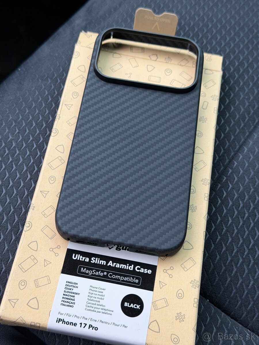 Iphone 17 pro aramid kryt puzdro - 2