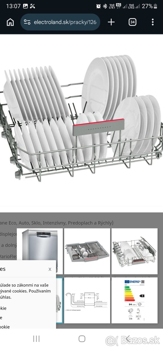 Bosch umývačka riadu - 2
