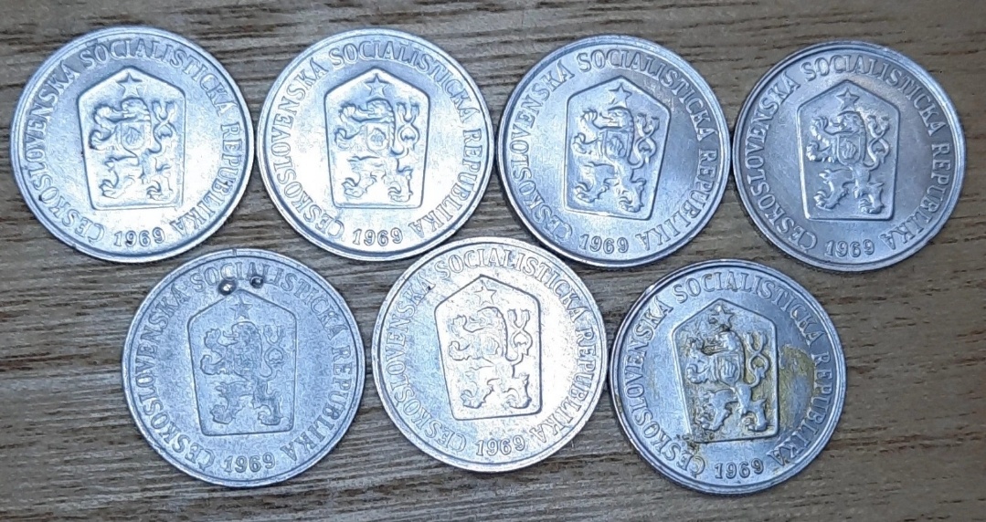 10 halierov 1969 - 2