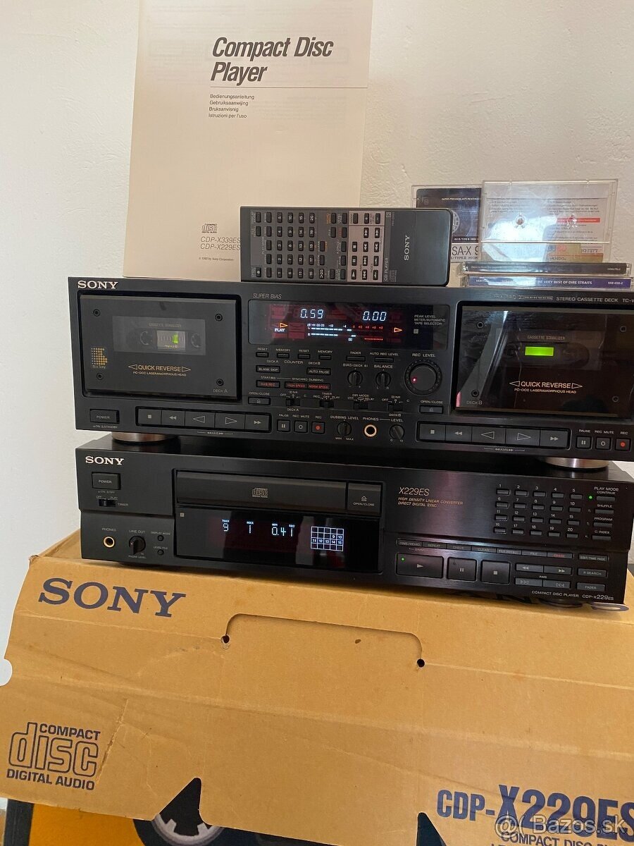 Predam 2 -kazetak a compact disc SONY - 2