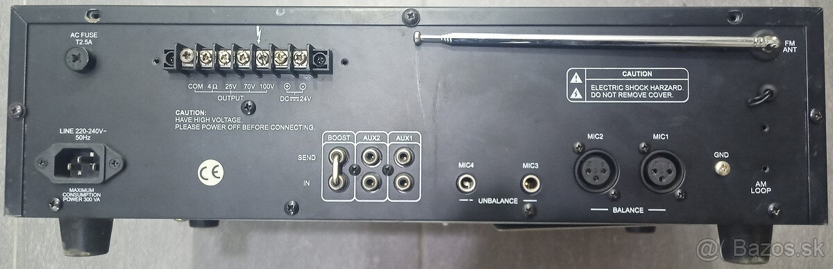 Rozhlasová ústredňa SA-8120ART - 2