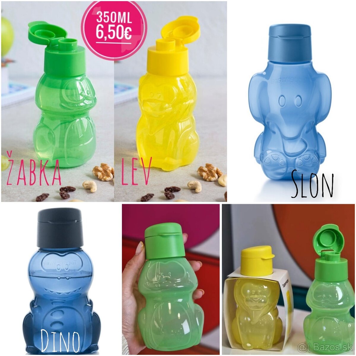 Detské fľašky Tupperware 1ks 6,50 - 2