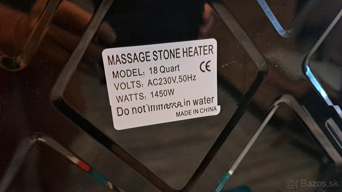 ohrievač lávových kameňov a rašeliny - 2