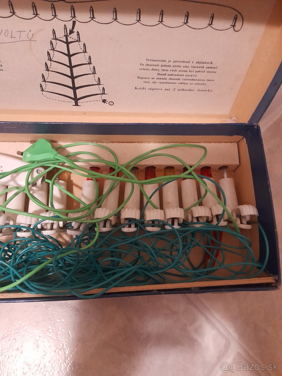 Staré retro vianočné osvetlenie - 2