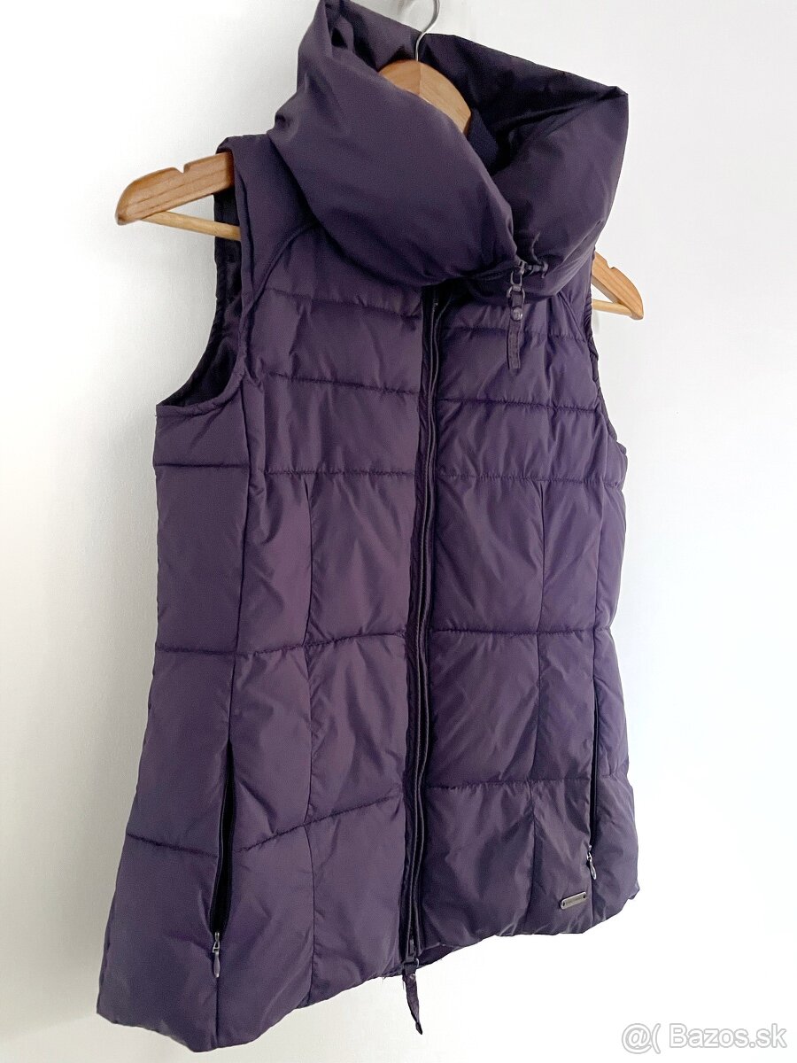 Volcano Fialová vatovaná páperová vesta XS 34 - 2