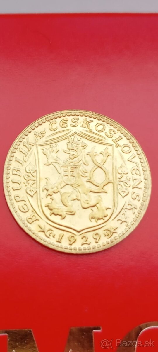 SVATOVÁCLAVSKÝ DUKÁT 1929, KRÁSNÝ STAV - 2