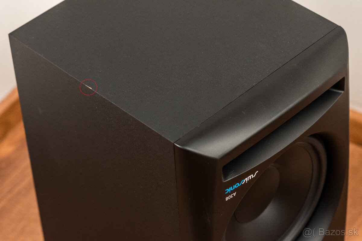 Predám 8" Swissonic A308 štúdiové monitory - 2