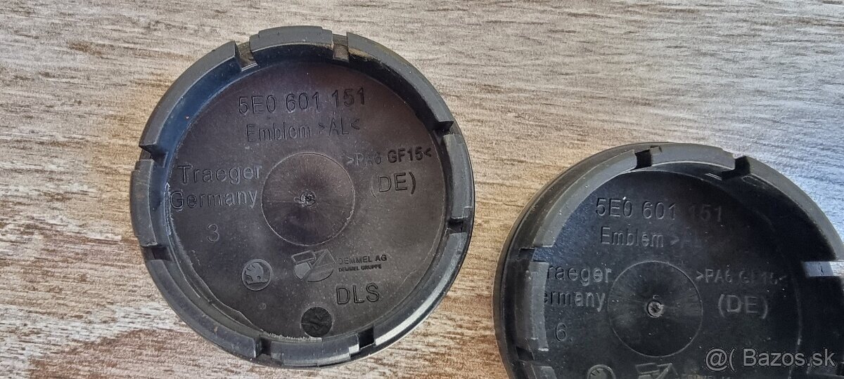 Predám orginal stredové pukličky znaky do diskov na Skoda - 2