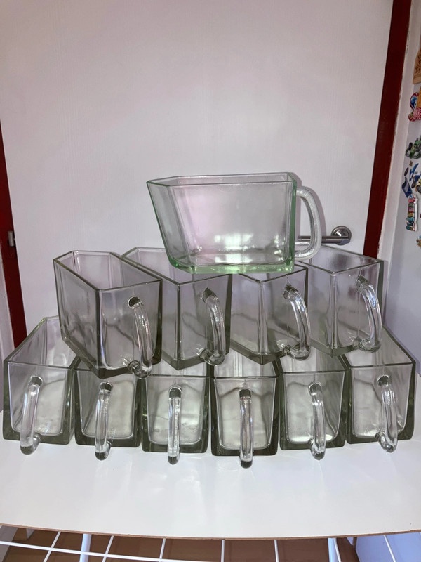 5 ks Sklenena doza, nadoba, zasobnik na pochutiny - 2