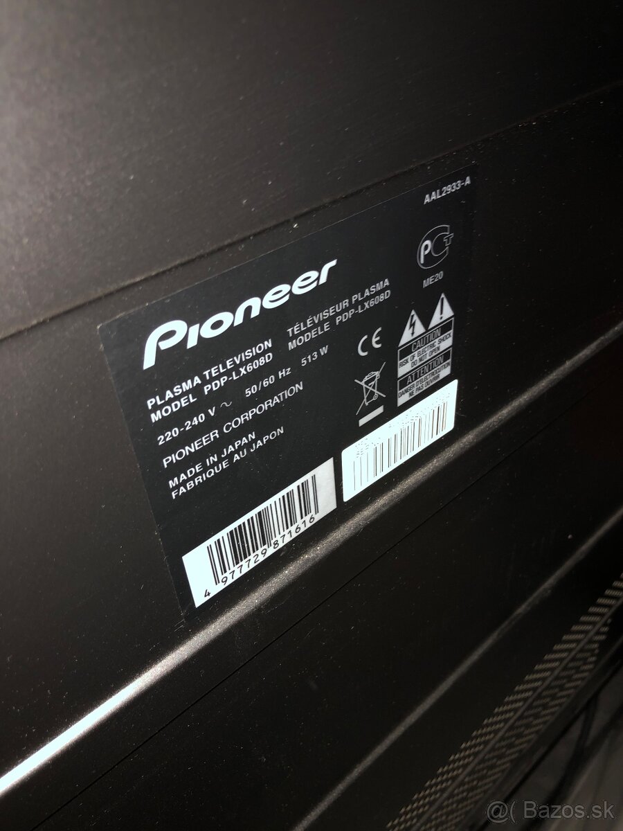 Pioneer plazmový televízor plazma 60 palcov - 2