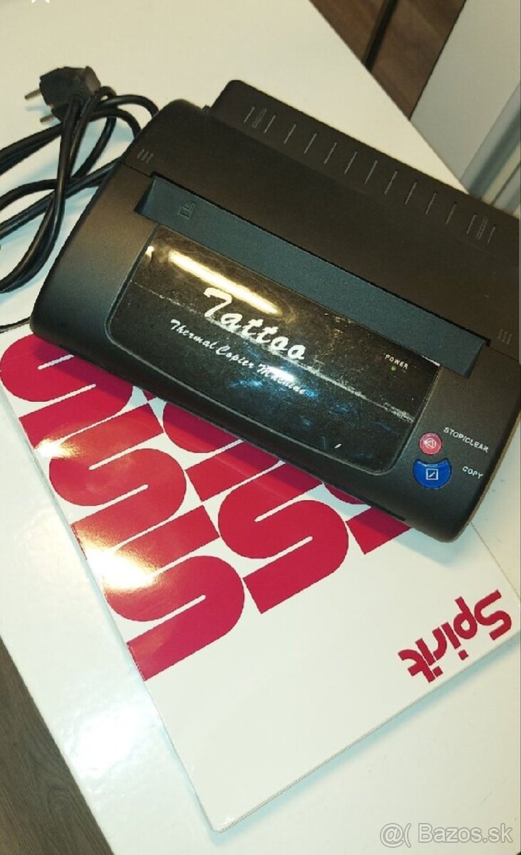 Termotlaciaren, termopapier - 2