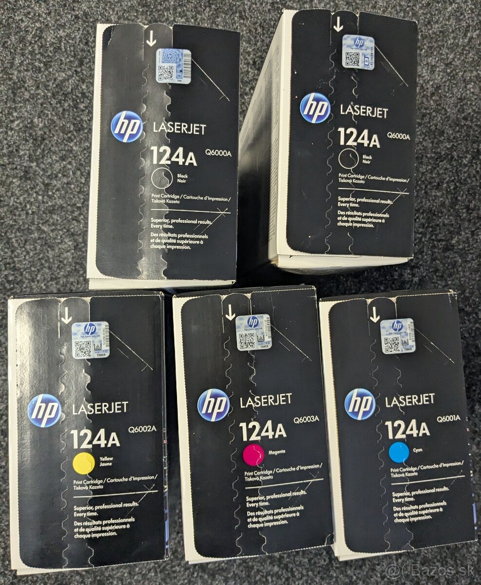 Nove originalne HP tonery 124A pre HP LaserJet - 2