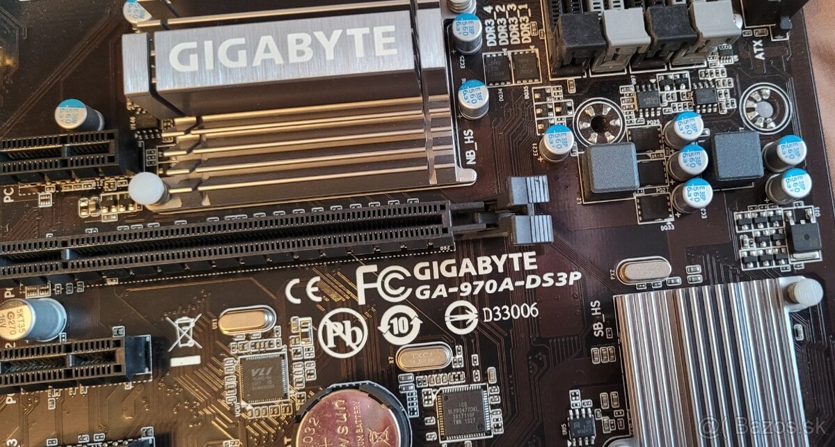 Predám dosku GIGABYTE 970 + CPU AMD FX6300 - 2