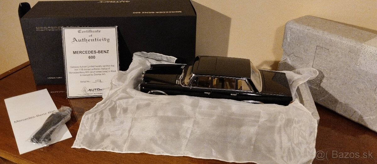 MB 600 MB Pullman 600 Auto Art 1:18 - 2