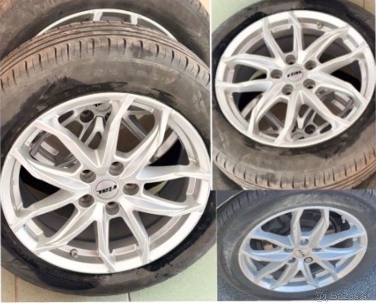 KOMPLET SADA 4 x DISKY, PNEU, Senzory - 2