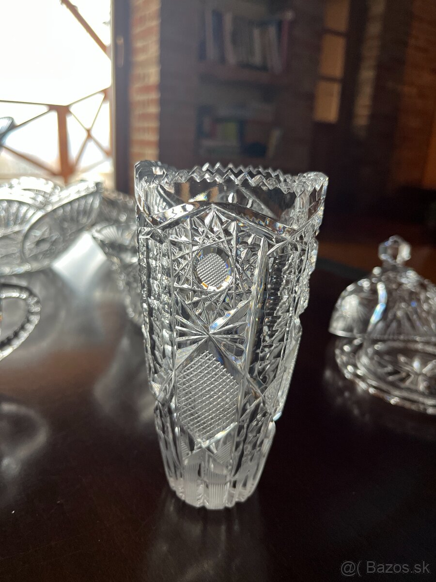 Kryštáľová váza 15 cm - 2