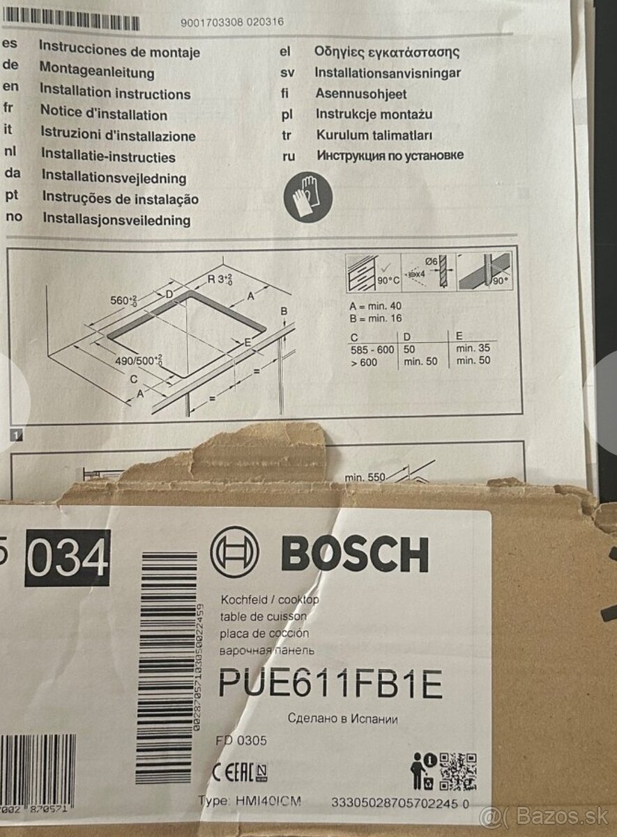 Bosch indukčny sporak - 2