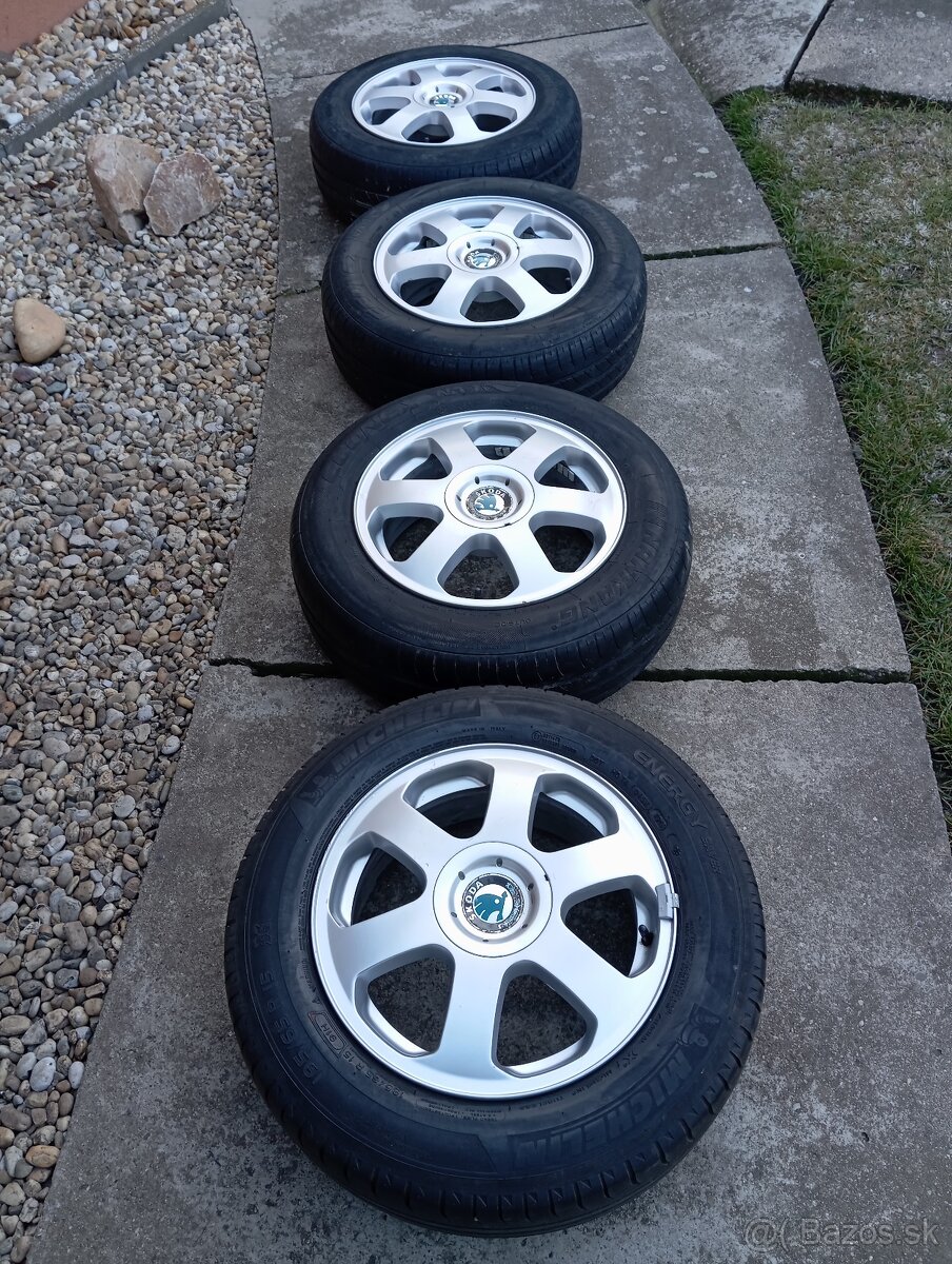 5x100 r15 Elektróny Škoda - 2