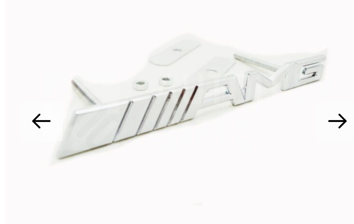 Mercedes emblem AMG na prednú masku - 2