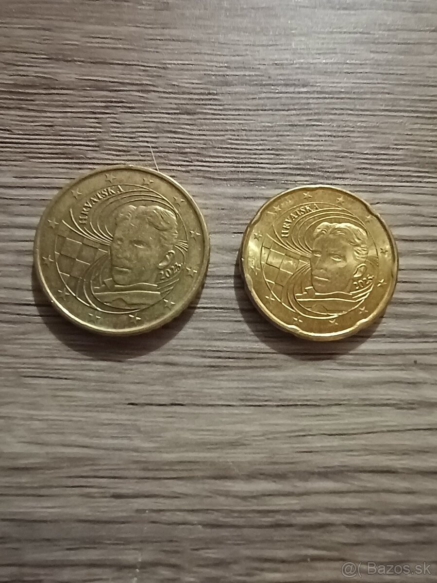 20 a 50 centové euro mince - 2