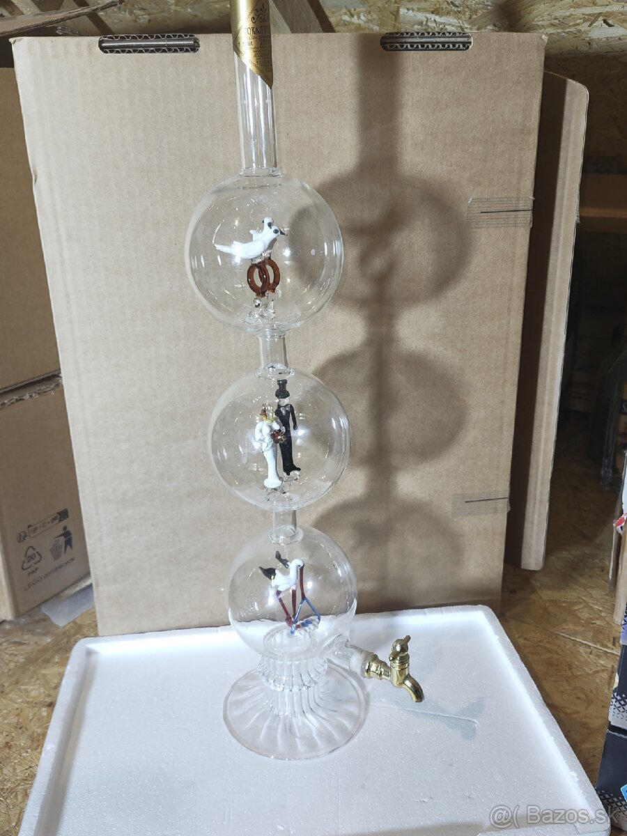 Svadobná fľaša na víno - 2