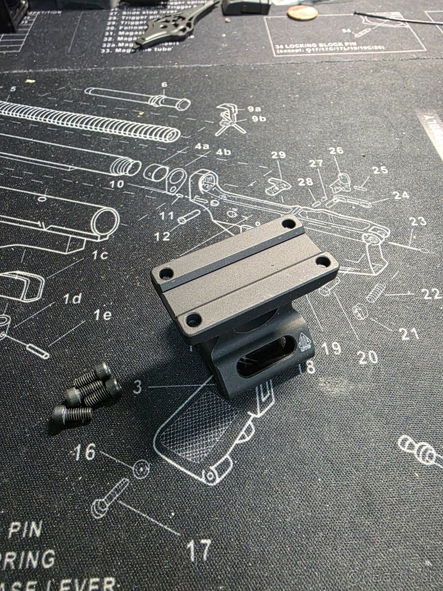 Montáž UTG - Trijicon MRO stopa - 2