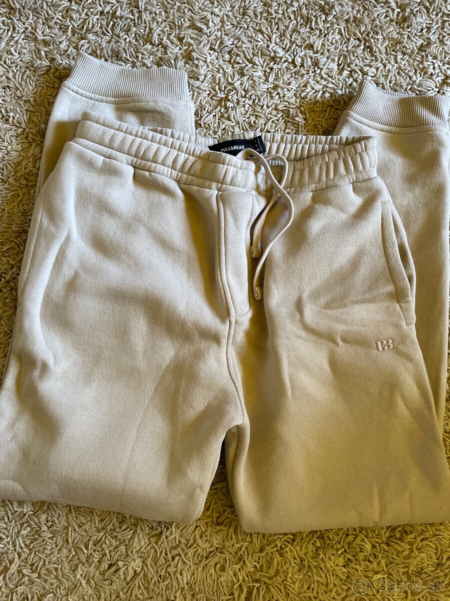 Teplaková Pull Bear súprava-bežová - 2