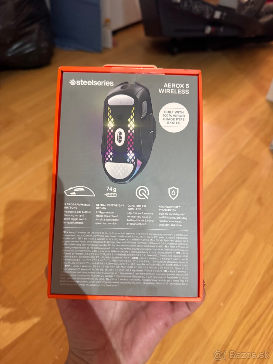🎮 Predám SteelSeries Aerox 5 Wireless – NOVÁ 🎮 - 2