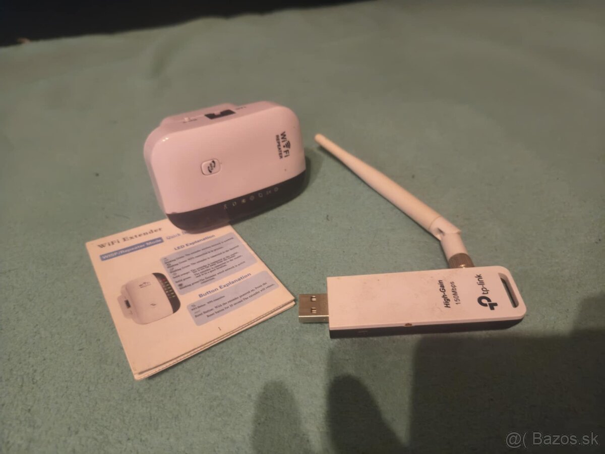 Wi-Fi Repeater + USB Wi-Fi Adaptér 150 Mbps - 2