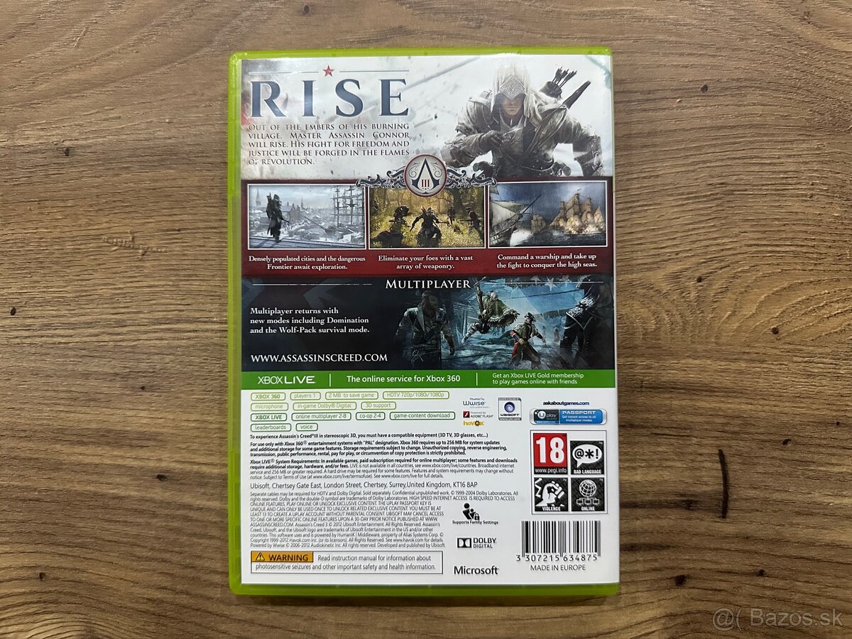 Hra XBOX 360 - Assassin’s Creed 3 - 2