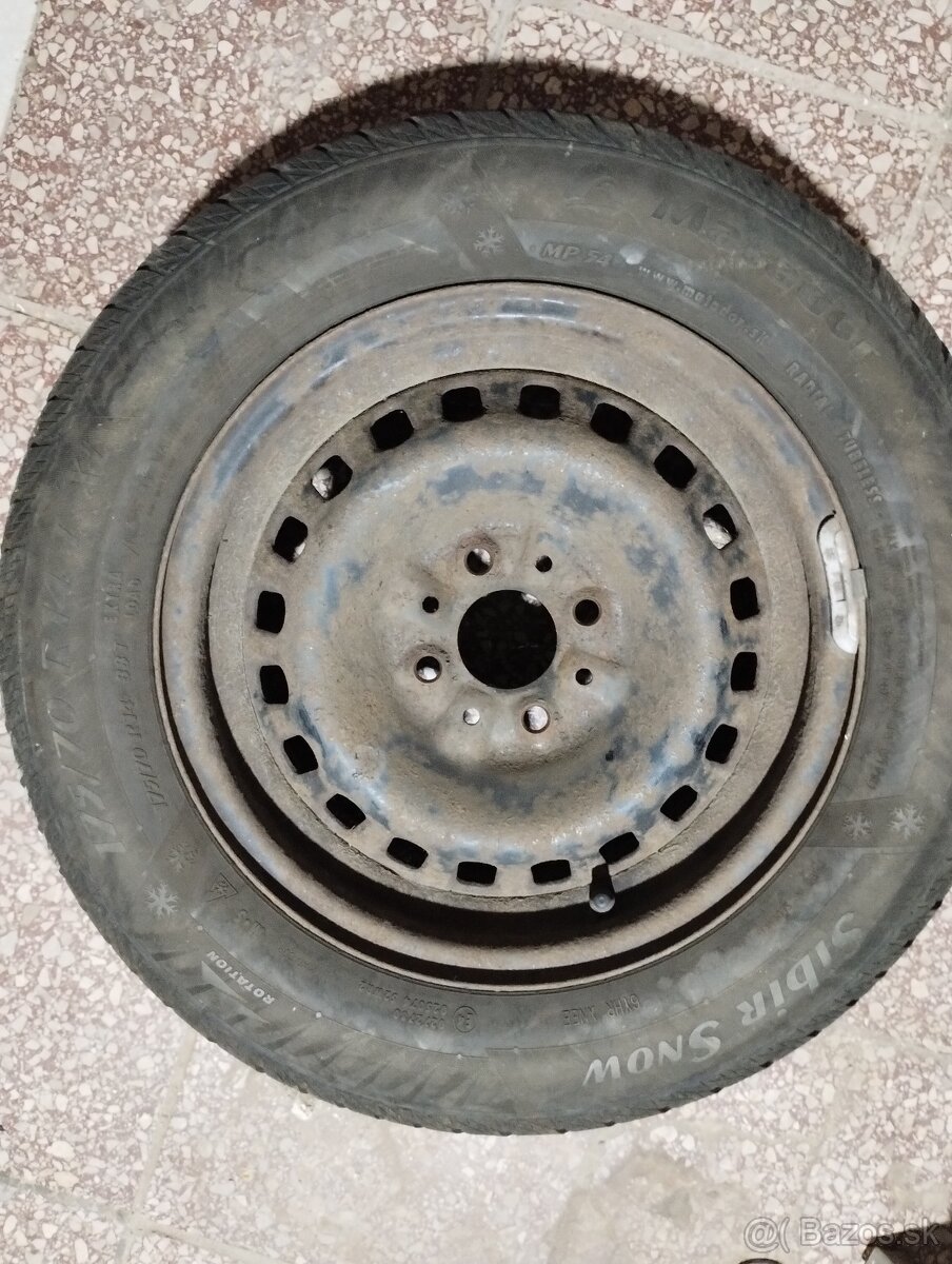 Predám plechové disky so zimnými pneumatikami - 2
