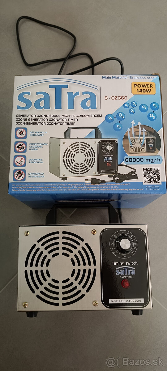 Generátor ozónu / dezinfekcia priestorov - 2