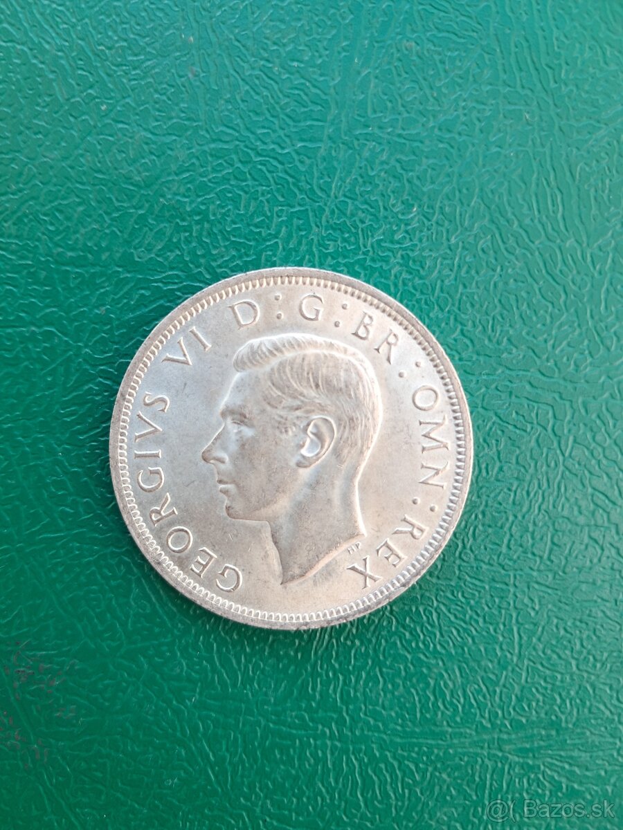 Británia halfcrown 1943 - 2