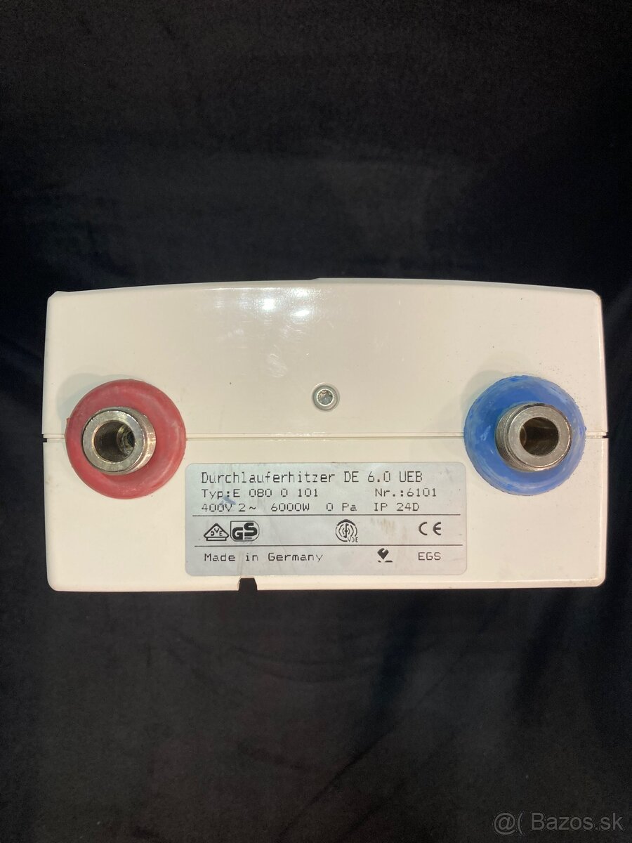 Prietokový ohrievač-Technotherm DE 6.0 UEB – 6 kW - 2