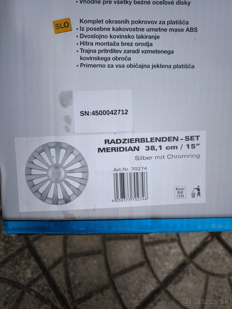 Puklice Meridian 15'' - 2