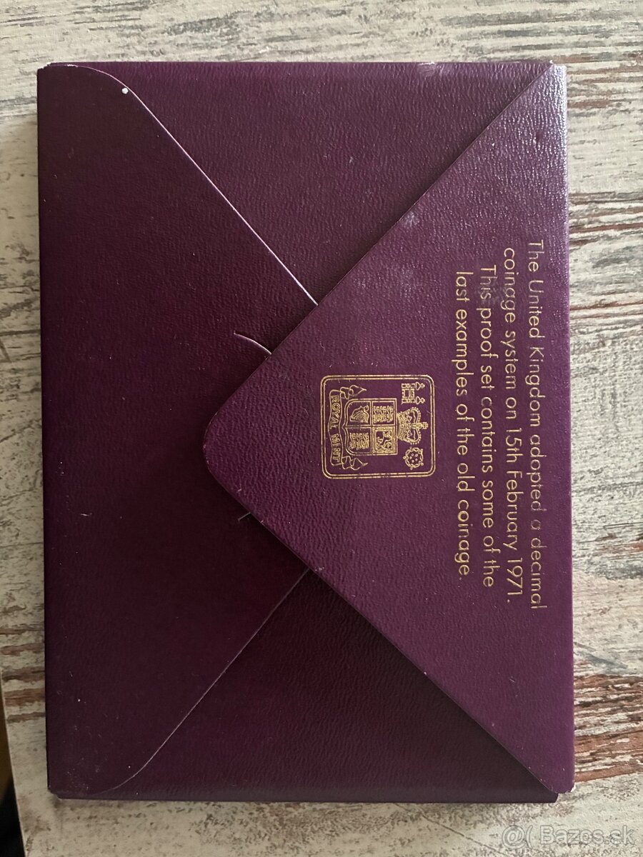 Veľká Británia set minci 1970 - 2