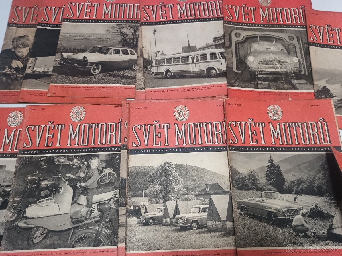 Svet motorú ročník 1959, 26 čísiel - 2